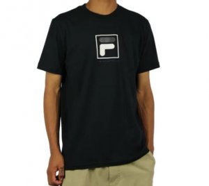 Camiseta Fila Established Masc - Preto