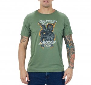 Camiseta Invictus Concept Liberty Or Death Masc - Verde