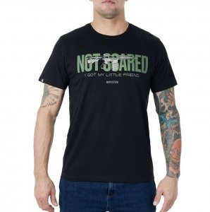 Camiseta invictus Concept Not Scared Masc - Preto