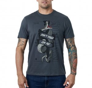 Camiseta Invictus Concept Snake Masc - Cinza