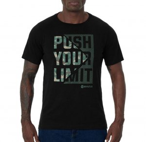 Camiseta Invistus Concept Limit Masc - Preta