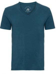 Camiseta Jab V Stretch Masc - Azul