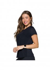 Camiseta Selene Bsica Fem - Preta