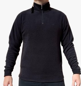 Fleece JAB 1/2 Zip Masc Preto