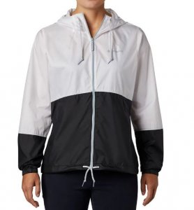 Jaqueta Columbia Flash Forward Windbreaker Fem - Branco/Preto