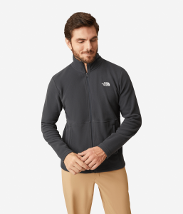 Jaqueta The North Face Fleece Glacier Masc - Cinza