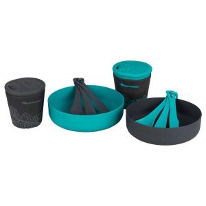 KIT DE COZINHA SEA TO SUMMIT DELTALIGHT CAMP SET 2.2 AZUL E CINZA