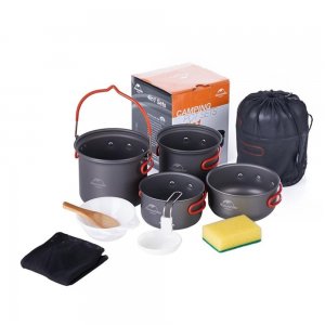 Kit de Panelas Naturehike Mountain Cook 4 Peas