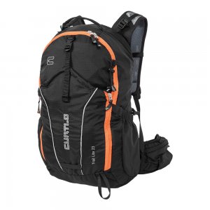 Mochila Curtlo Trail Lite 23L - Preta/Laranja