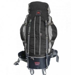 Mochila Trilhas e Rumos Crampon 92 - Cinza com Preto