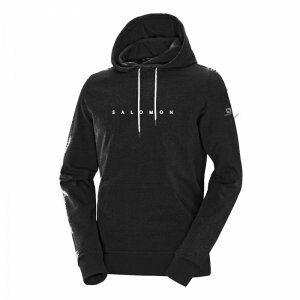 Moletom Salomon Mini Logo Hoodie II Masc - Preto