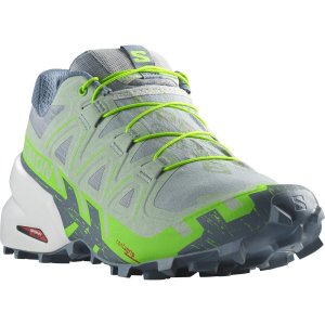 Tnis Salomon SpeedCross 6 Fem - Verde/Cinza/Branco