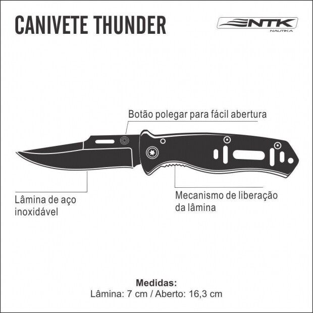 Canivete NTK Thunder Azul