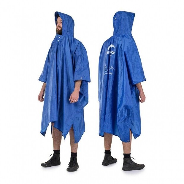 Poncho NatureHike Unissex Triple Canopy Multifuncional