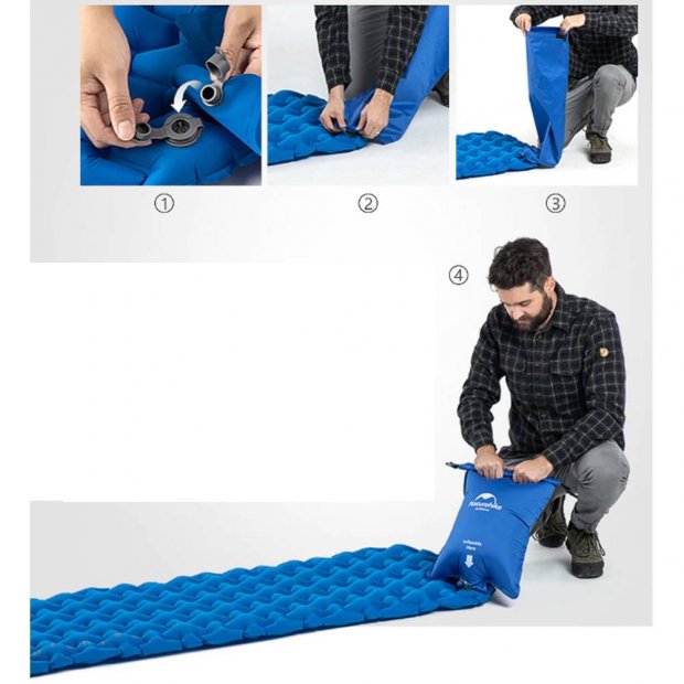 Saco Estanque Inflador Naturehike Sleeping Pad FC-10