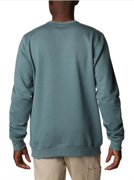 Blusa Columbia Logo Fleece Crew Masc - Verde
