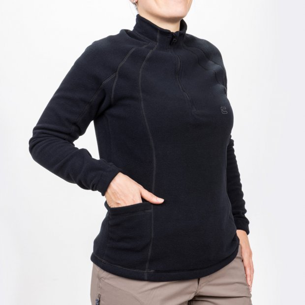 Blusa Curtlo Zip Fleece Fem