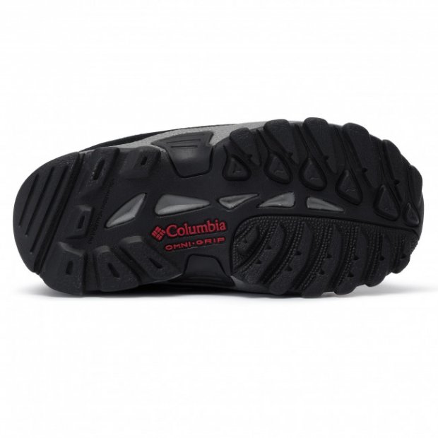 Bota Columbia Youth Parkers Peak Boat Wide Kids - Chumbo (IMPERMEVEL)