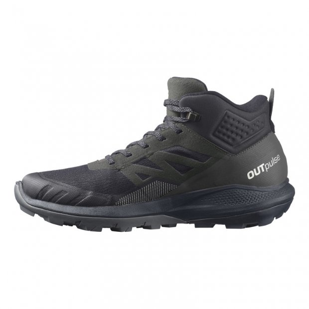 Bota Salomon Outpulse Mid Gtx Masc - Preto (Impermevel)