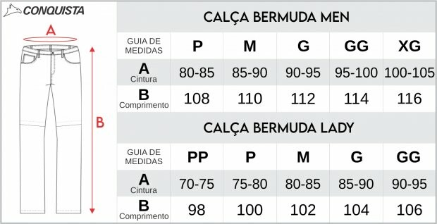 Cala Bermuda Conquista Hombori Fem - Preto