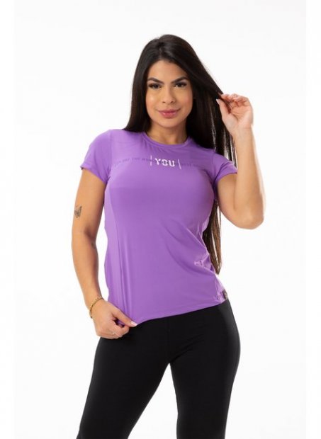 Camiseta Alpen UV Dry Fit Fem - Roxo