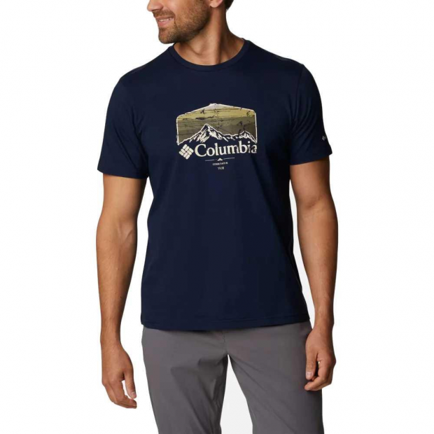 Camiseta Columbia Hikers Haven Masc - Marinho