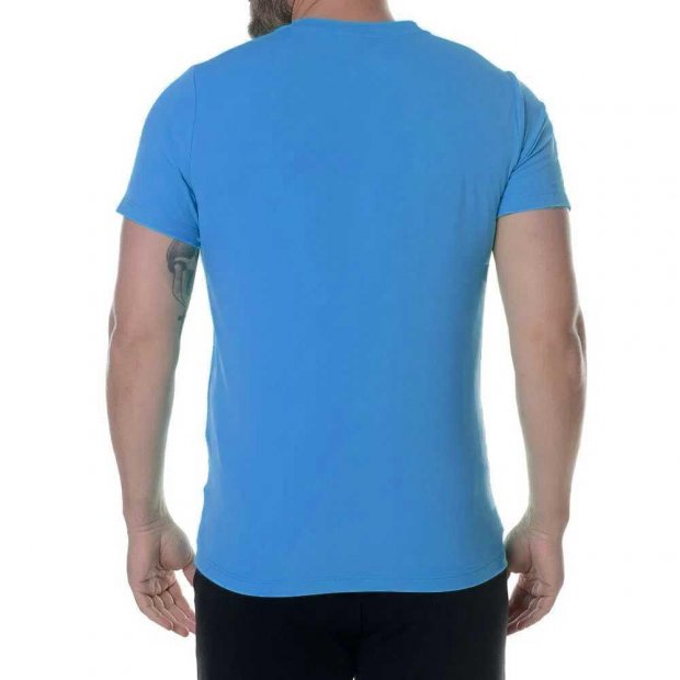 Camiseta Columbia Neblina Montrail MC Masc - Azul Claro