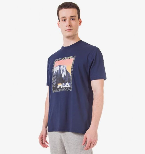 Camiseta Fila Comfort Explorer Masc - Marinho