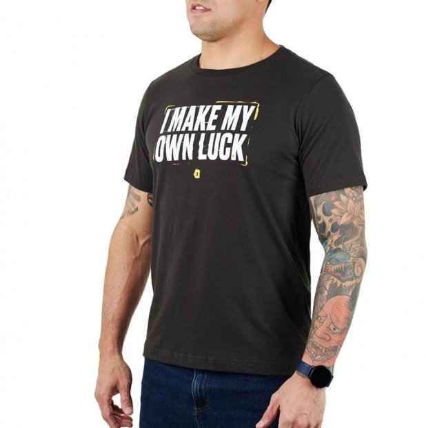 Camiseta Invictus Concept Luck Masc  - Cinza