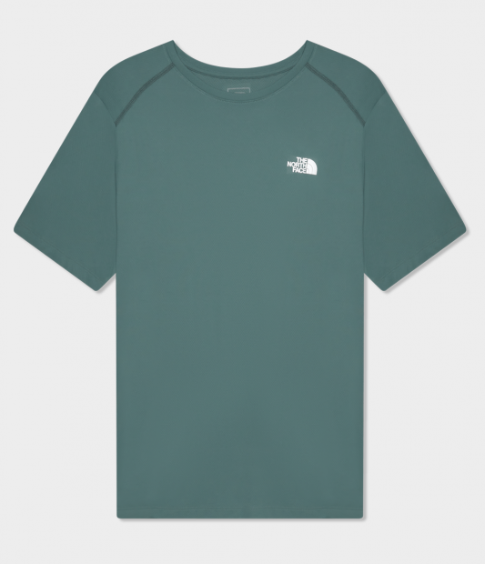 Camiseta The North Face Hyper Tee Crew Dark Sage Masc - Verde