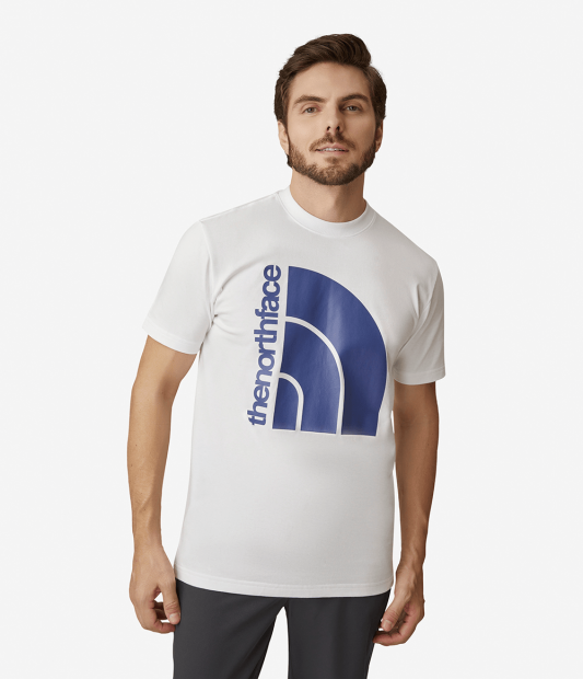 Camiseta The North Face Jumbo Half Dome Tee Unissex - Branca