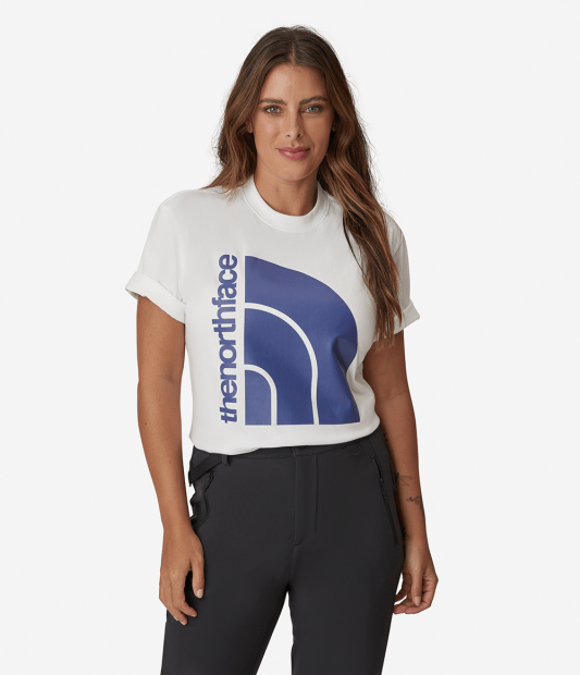 Camiseta The North Face Jumbo Half Dome Tee Unissex - Branca