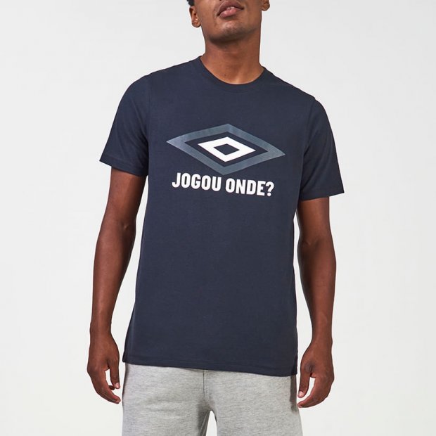Camiseta Umbro Club Fan Masc - Preto