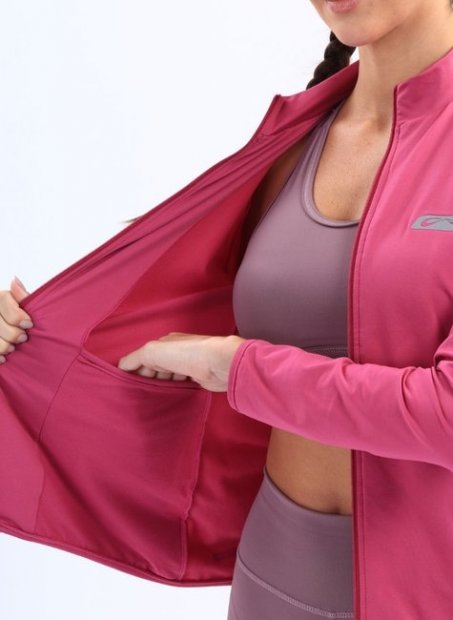 Jaqueta Sol Sports Push Fem - Rosa Fucsia