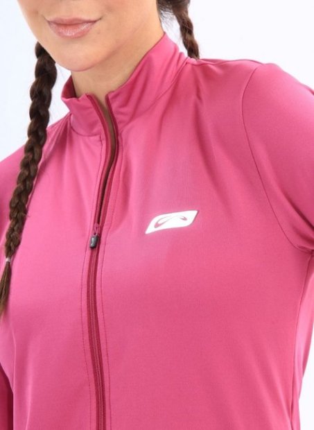 Jaqueta Sol Sports Push Fem - Rosa Fucsia