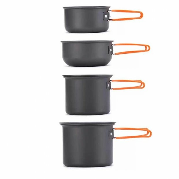 Kit de Panelas Naturehike Mountain Cook 4 Peas - Modelo Novo