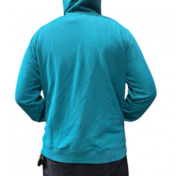 MOLETOM FILA ESSENTIAL COM CAPUS-ZIPER VERDE PETRLEO MASC
