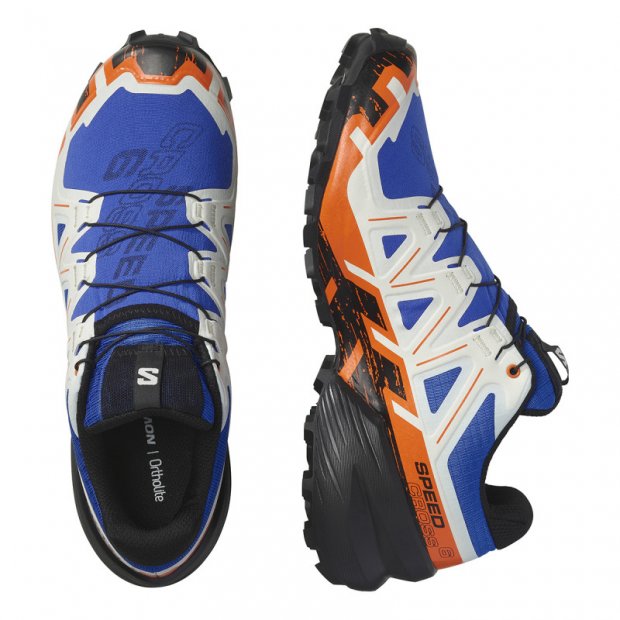 Tnis Salomon Speedcross 6 Masc - Laranja/Azul