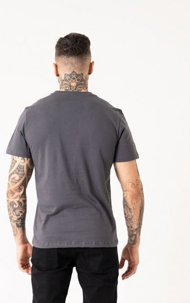 T-Shirt Invictus Concept Mountains  - Grafite