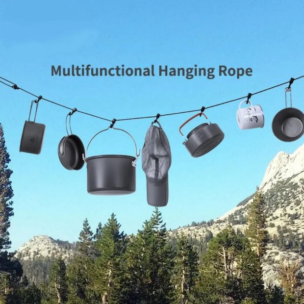 Varal Naturehike Multifuncional Para Camping