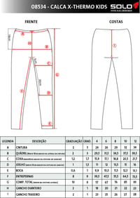 Calça Solo X-Thermo DS Kids - Preta
