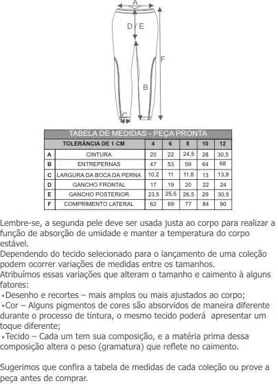 Calça Curtlo ThermoSkin - Kids Preto