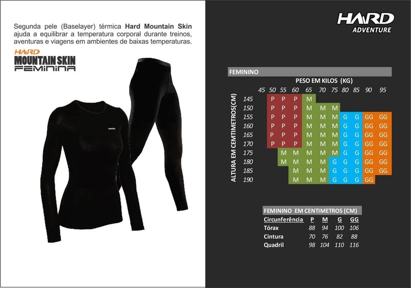 Camiseta Hard Mountain Skin Fem