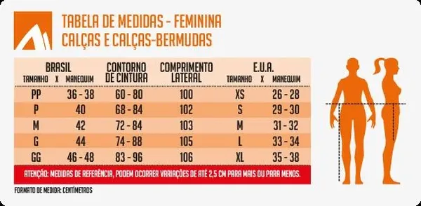 Calça Bermuda Hard Pro Mountain Fem Cordura
