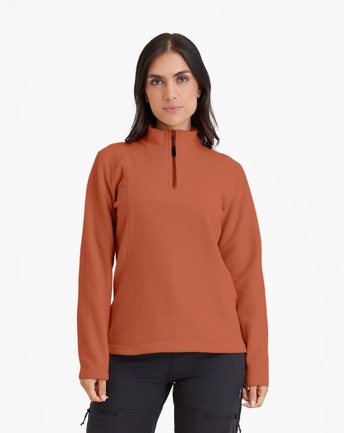 Blusão Galapagos Fleece Makalu 2.0 Fem - Terracota