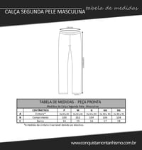 Calça Conquista Segunda Pele Arctic Masc - Preto