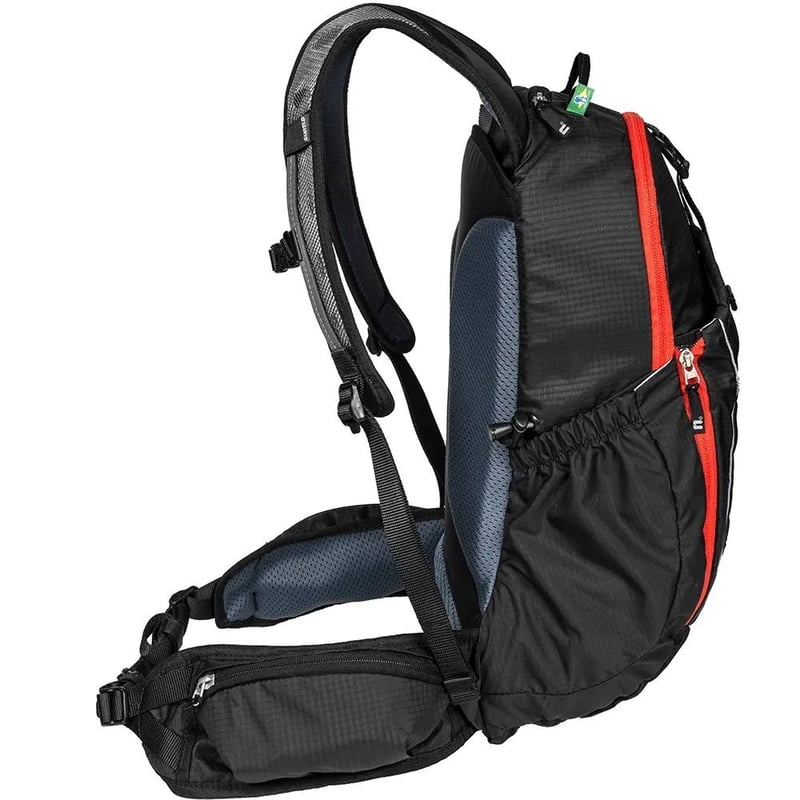 Mochila Curtlo Trail Lite 14L Preto/Laranja