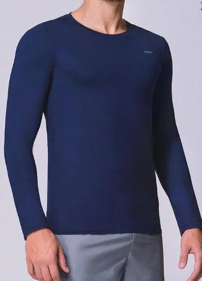 Camiseta Selene UV50+ ML Masc - Marinho