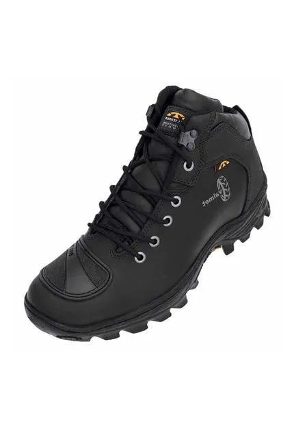 Bota Bull Terrier Valmet Moto Masc - Preto