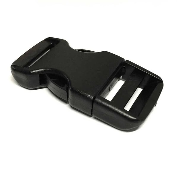 Fecho Curtlo Tridente para Reposição 20 mm Preto